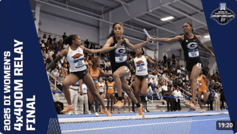 Michelle Smith Propels Georgia to NCAA Runner-Up Finish With Record-Breaking Relay Performance